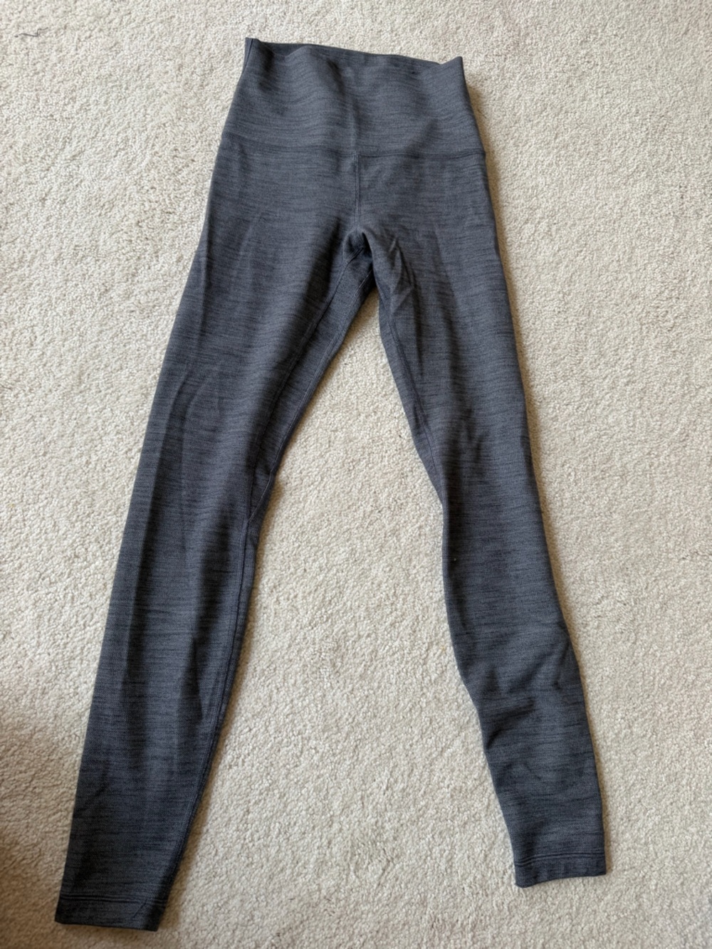 Lululemon Mini Heathered Herringbone Align Size 6 in 28”